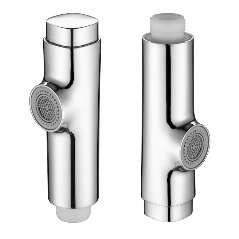 MOEN faucet with two water streams hand held sprayer Dual mode kitchen faucet with pull out hand sprayer