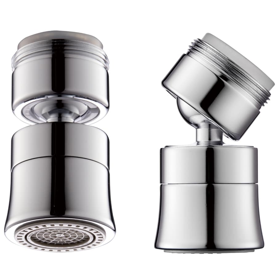 China brass large rotation range Polished brass faucet aerator insert Supply lead free brushed nickel aerator