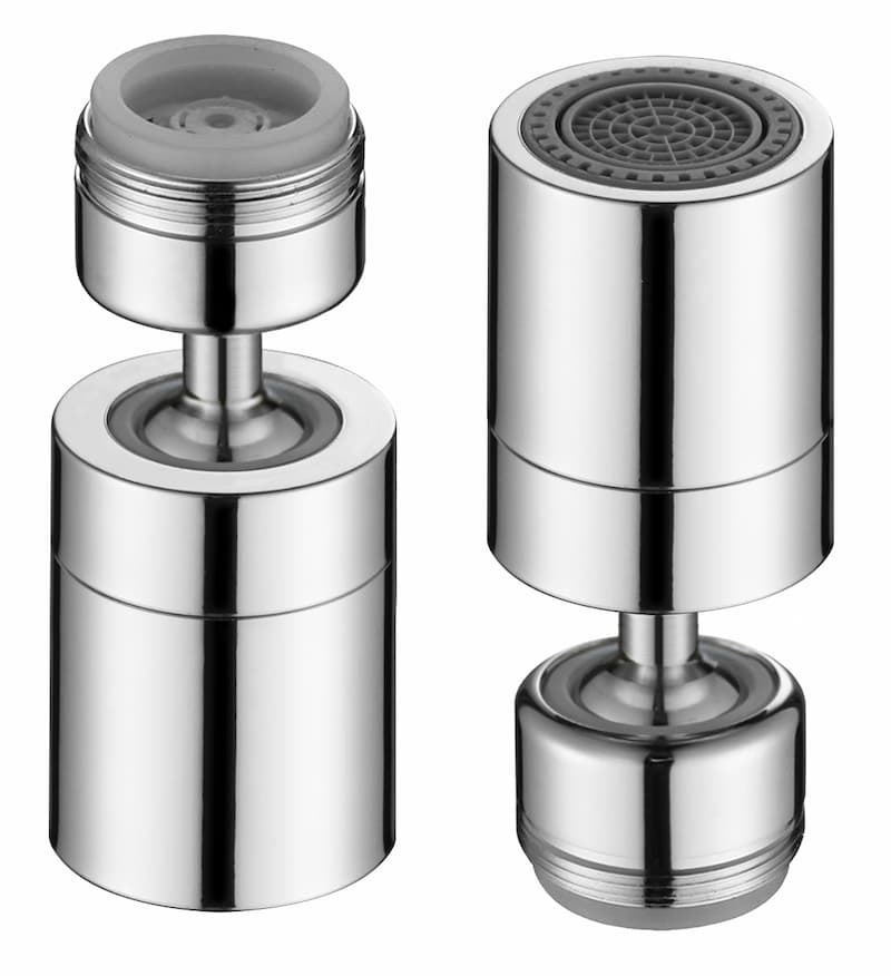 Male thread dual stream aerator