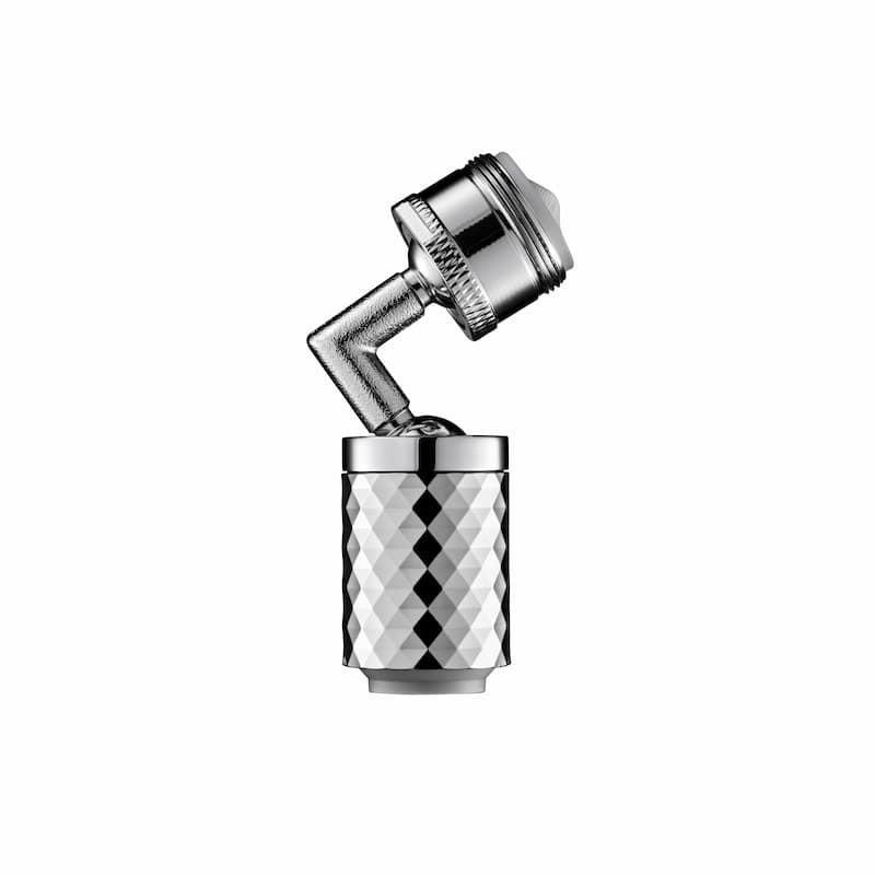 Aerador inovador para torneira de banheiro com jato de névoa para função de esfoliação facial.