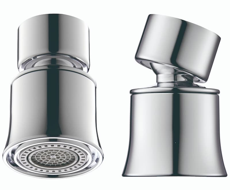 Perfurador de jato duplo para torneira e misturador.